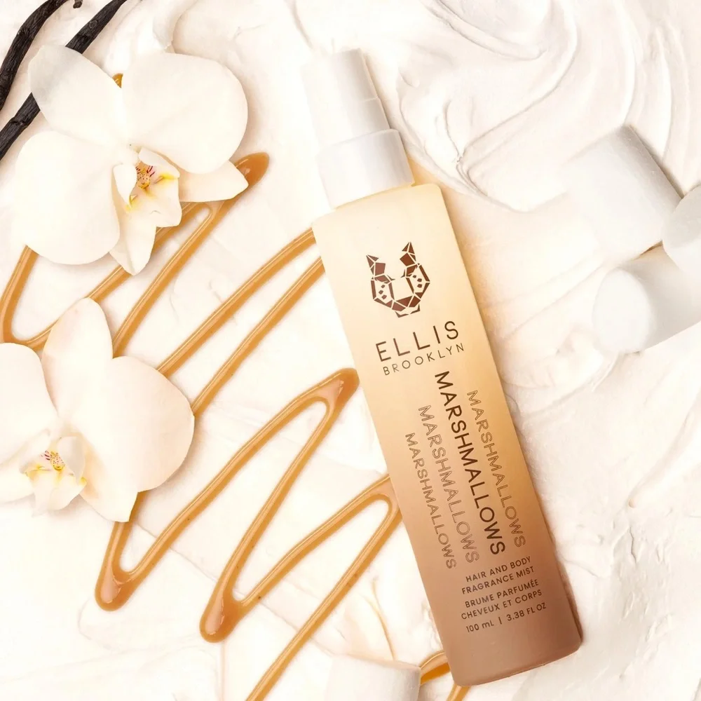Ellis Brooklyn Marshmallows Hair Body Fragrance Mist 100ml NWT Vanilla Gourmand